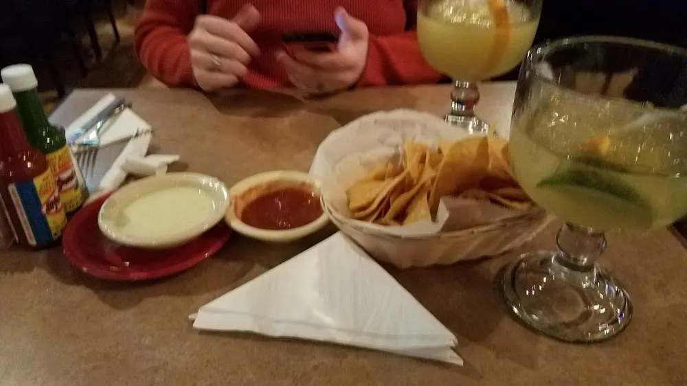 Chips Salsa and Queso